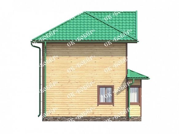 Уникальный дом из бруса 7х9. фото