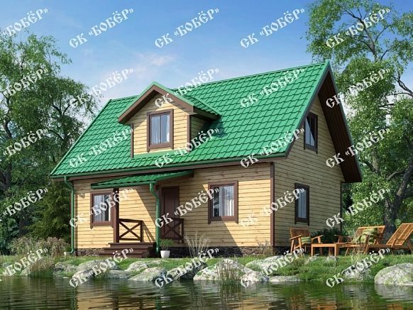 Большой дом из бруса 6х9