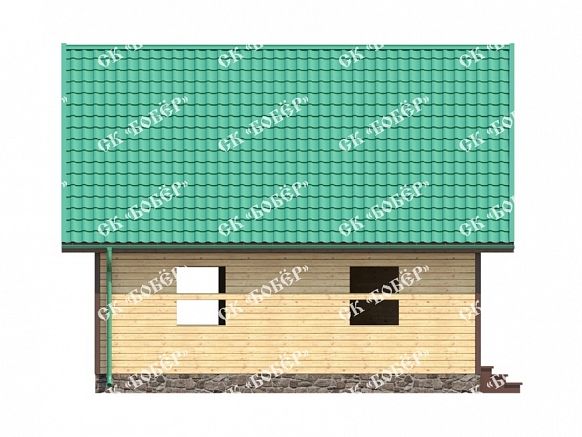 Сруб из бруса 8х8. фото